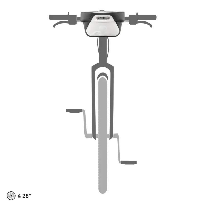 Ortlieb Ultimate Six Classic 5L Handlebar Bag in White-3